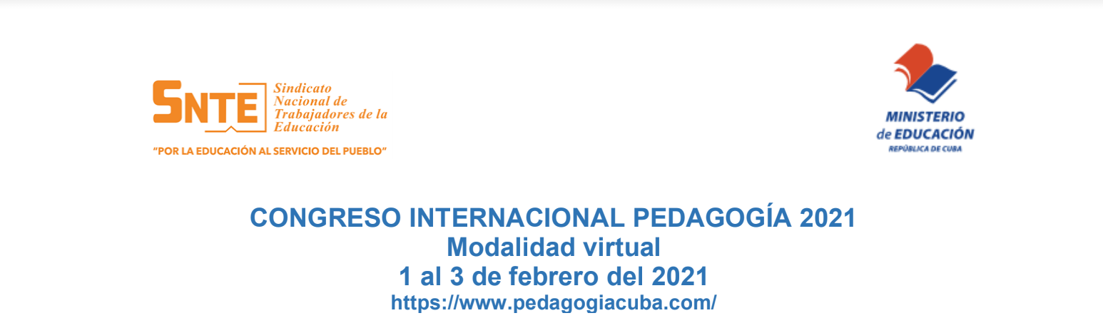 Congreso Internacional Pedagogía 2021, organizado por el Ministerio de Educación de la República de Cuba