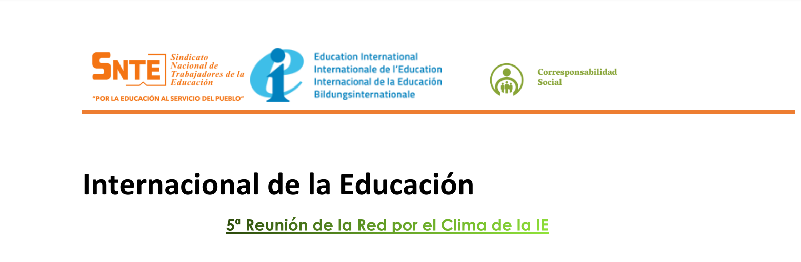 IE 5° Reunión de la Red Climática